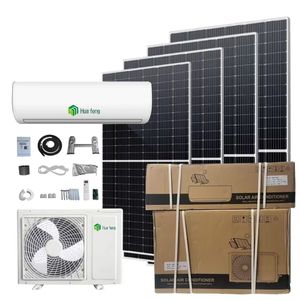 L'énergie solaire Alimenté Climatiseur 12000Btu 18000Btu 24000Btu Ac/Dc Hybride Onduleur Mini Split AC Unité Système Prix - Product Image 3