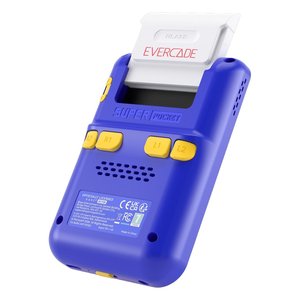 Console portable Super Pocket Rare Edition rechargeable, 14 jeux intégrés, batterie intégrée, rouge et bleu - Product Image 4