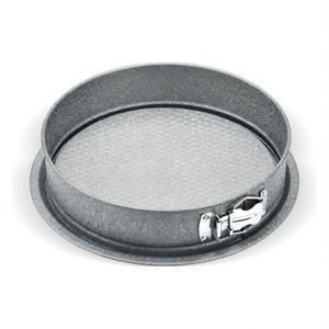 แม่พิมพ์เค้กเหล็กเคลือบสารกันติดพร้อมสายรัดสปริงฟอร์ม (26 ซม.) BAKEWARE PETRAVERA สีเทา AP000050 - Product Image 2
