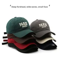 Gorra de Béisbol Vintage de Algodón Lavado, 6 Paneles, Estilo Dad Hat, Bordado 3D, Ajustable