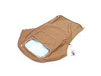 Capota de Lona Nueva para Volkswagen New Beetle Convertible 2003-10 con Ventana Homologada por DOT, Color Bronceado VWNB TAN-STF