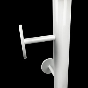 Cinese camera da letto di vendita calda di buona qualità 7 ganci in metallo sport vestiti albero di natale appeso in piedi piano cappotti rack appendiabiti - Product Image 4