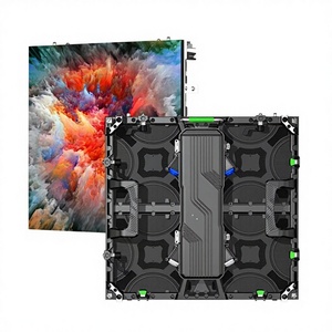 Mur vidéo LED extérieur P3.91 étanche pour scène, taux de rafraîchissement élevé 3840Hz, panneau d'écran LED léger pour centre commercial - Product Image 2