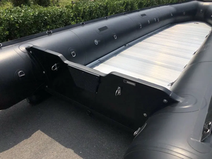 Customized Spain <strong>Libya</strong> Tunisia Plywood Floor Aluminum Floor 30+Person Long Large Inflatable Rubber Fishing Boat for Sale - Product Image 4
