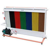 Panneau de refroidissement par évaporation en PVC de haute qualité pour mur, utilisé en serre et en élevage avicole pour la fabrication de machines à papier, certifié CE