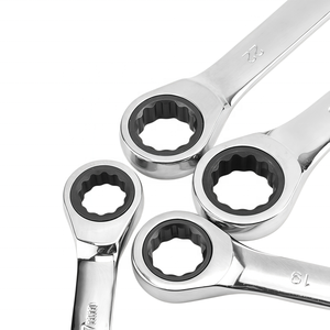 Llave Combinada de Trinquete 6-32mm de Doble Uso, Boca Abierta y Boca Estriada, 72 Dientes, Acero al Carbono Cromado, Llave para Reparación Automotriz - Product Image 2