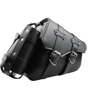 Bagages et sacoches de moto en <span class=keywords><strong>cuir</strong></span> PU imperméables pour <span class=keywords><strong>Harley</strong></span> <span class=keywords><strong>Davidson</strong></span> Softail Deluxe Dyna Wide Glide Fat Bob - Product Image 3