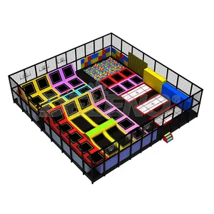 Professional Customized Affordable Commercial Children's Trampoline Gymnastics Trampoline Indoor Basketball Court