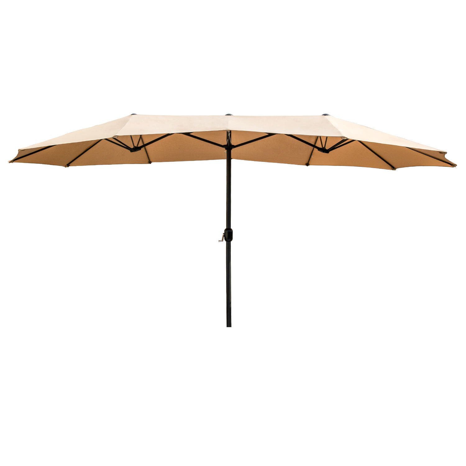 Parapluie à trois têtes