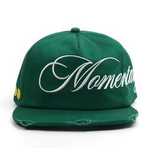 Casquettes Snapback Vintage Non Structurées à 5 Panneaux, Profil Moyen, Visière Courte - Product Image 2