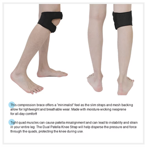 Rodillera Estabilizadora de Neopreno - Talla Única para la Mayoría, Protección Profesional para Alivio del Dolor de <span class=keywords><strong>Rodilla</strong></span> en Fútbol y Deportes al Aire Libre - Product Image 5