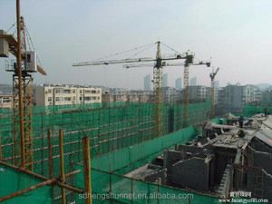 Nhà Máy Cung Cấp Màu Xanh Lá Cây Tối An Toàn Net Chất Lượng Cao HDPE 30% ~ 95% Dày Đặc Lưới An Toàn Net Cho Xây Dựng Và Ngành Công Nghiệp Nặng - Product Image 4