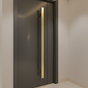 High Grade 304 Stainless Steel <strong>Door</strong> <strong>Handle</strong> For Wooden <strong>Doors</strong> Modern Gold Black Glass Pull <strong>Handle</strong> For Home Villa - Product Image 1