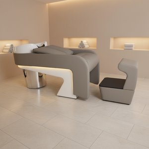Sillón <span class=keywords><strong>de</strong></span> lavado <span class=keywords><strong>de</strong></span> <span class=keywords><strong>cabello</strong></span> cómodo con pedal, lavacabezas <span class=keywords><strong>de</strong></span> cerámica, sillón <span class=keywords><strong>de</strong></span> champú <span class=keywords><strong>de</strong></span> pie <span class=keywords><strong>de</strong></span> cuero personalizado <span class=keywords><strong>para</strong></span> salón - Product Image 1
