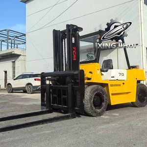 รถยก TCM FD70Z8 7 ตัน รถยกมือสองจากญี่ปุ่น 7 ตัน เครื่องยนต์ Isuzu 6BG1 รถใช้แล้ว รถยกใช้น้ำมันเชื้อเพลิง 3000 มม. 7000 กก. - Product Image 2