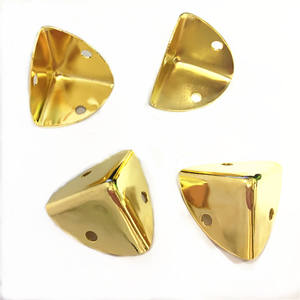 25x25mm metal hay lados oro brillante protector de esquina para caja - Product Image 3