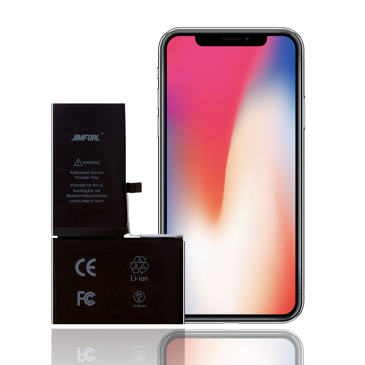 CE FCC ROHS PSE UN38.3 лучший аккумулятор для мобильного телефона, 100% нулевой цикл, оригинальный аккумулятор TI IC X для iphone с инструментами