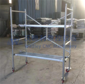 เครื่องขึ้นรูปเหล็กชุบสังกะสีสำหรับทำแพลตฟอร์มนั่งร้านแบบม้วนเย็น - Product Image 3