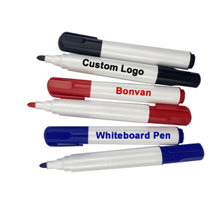 Vente en gros, stylo marqueur non toxique inodore pour tableau blanc multicolore avec logo personnalisé - Product Image 1