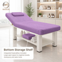 Multifunktionale Kosmetikliege mit Verstellbarer Rückenlehne, Ergonomisches Design für Ultimativen Kundenkomfort bei Massage und Ästhetik