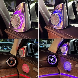 Améliorations intérieures, 64 couleurs, haut-parleur rotatif pour grille d'aération, lumière ambiante pour <span class=keywords><strong>Mercedes</strong></span>-Benz Classe C W205 GLC X253 C43 C63 C260 - Product Image 5