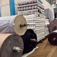Tissu satiné 100 % polyester, directement de l'usine, 75D 90GSM, résistant à l'abrasion, infroissable, anti-bouloches, poids moyen