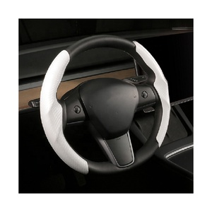 Nouveau produit housse de <span class=keywords><strong>volant</strong></span> pour vw volkswagen <span class=keywords><strong>polo</strong></span> jetta golf passat mk5 mk7 gti accessoires de décoration intérieure de voiture en daim - Product Image 2