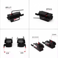 Visée laser rouge Buzzard Optics JG-10, réglable haut/bas, gauche/droite, mini laser tactique pour le tir et la chasse
