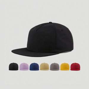 Casquette Snapback 5 Panneaux Personnalisée de Haute Qualité avec Logo Brodé et Cordelette Plate pour l'Extérieur – Vente en Gros - Product Image 2