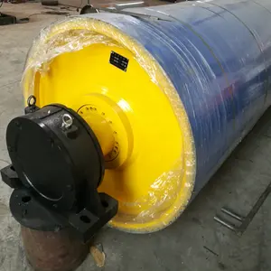 Take Up Pulley 300mm Diameter Conveyor Steel Bend Pulley