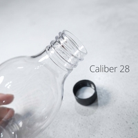 Botella PET OEM de 450 ml Directo de Fábrica con Tapa de Rosca a Prueba de Manipulaciones, Diseño Hermético de Grado Alimenticio; Apta para Jugos de Frutas