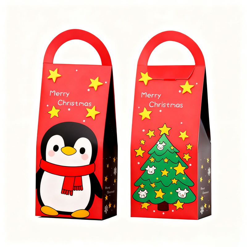 Gift Box Christmas Gift Santa Snowman