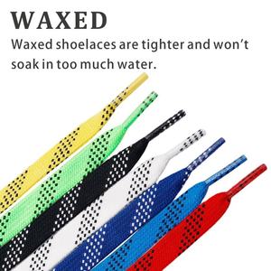 Lacets de skateboard tressés en coton ciré multicolores de 8 mm pour patins à glace, bottes de roller derby, vêtements de sport - Product Image 6