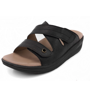 Semelles intérieures orthopédiques respirantes <span class=keywords><strong>pour</strong></span> femmes, chaussures de soins de santé, semelle en cuir et caoutchouc, accessoire <span class=keywords><strong>pour</strong></span> diabète <span class=keywords><strong>Hallux</strong></span> <span class=keywords><strong>Valgus</strong></span>, 1 paire - Product Image 2