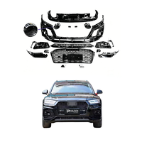 Nouveau kit de pare-chocs de style RSQ5 non destructif à fixation par boulons Pharri pour Audi Q5 B9 2018-2020, amélioration sportive : lèvre avant + diffuseur arrière + calandre