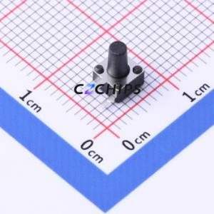 TSC017A07026A03 Tactile Switch Through hole Component (THT) Switch Round Button 2.6N Right Angle Insert 4.5mm - Product Image 1
