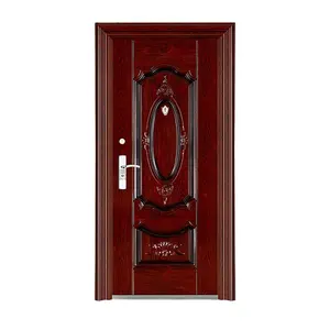 High Quality Classic Design Steel Security Doors Residential Surface Fancy Security Door