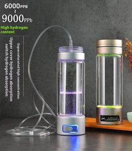 Bouteille d'eau hydrogénée multifonctionnelle alimentée par USB 260 ml, pour une vie saine et un bien-être, eau hydrogénée 6000-9000 PPB - Product Image 2