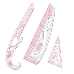 Juego de Reglas de Sastre de Plástico en Oferta, Kit de Medición con Curva Francesa para Diseñadores de Moda - Product Image 1
