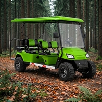 Voiturette de golf électrique UCJD-DH-14 à 6 places pour parcours de golf, parc, complexe hôtelier et visites touristiques