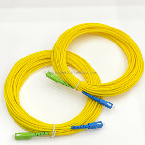 สายแพทช์ไฟเบอร์ออปติกแบบ Single Mode Simplex SC/APC ถึง SC/UPC ยาว 15 เมตร 9/125μm สีเหลือง สำหรับ FTTH จากโรงงานโดยตรง - Product Image 3