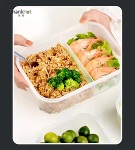 Vacare Customizable BPA-Free <b>Glass</b> Airtight Microwavable Rectangle Lunch Box Vacuum Sealing Storage <b>Container</b> Pump for Kitchen - Product Image 2