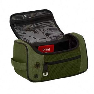 Free Sample Duffel Handbags PU polyester and Cotton Fabric <b>Toiletry</b> Tube <b>Bag</b> Portable Travel Make Up <b>Bags</b> for Women and <b>Men</b> - Product Image 1