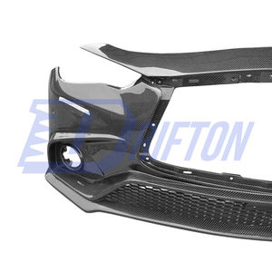 กันชนหน้าคาร์บอนไฟเบอร์สำหรับอินฟินิตี้ Q60 ปี 2016-2022 ลายทอ 3K/6K/12K ผิวเงาและผิวด้าน - Product Image 4