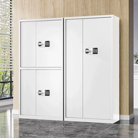 Casier de bureau moderne et armoire de classement combinés, en acier robuste, avec serrure à empreinte digitale et mot de passe électronique pour la maison et le bureau