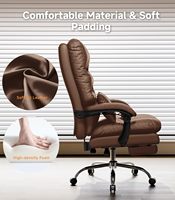Chaises de bureau et de travail contemporaines personnalisables en usine confortables et réglables avec un design rotatif
