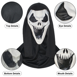 Máscara de Scream, Máscara de Película de Terror para Adultos, Máscaras de Halloween, Máscara de Fantasma para Cosplay, Disfraz - Product Image 2