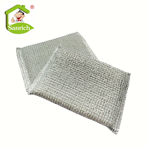 Spugnetta abrasiva in argento spugna per pulire la cucina spazzole spugna <span class=keywords><strong>Eco</strong></span> Friendly - Product Image 5