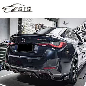 Kit de carrocería de Material de fibra de carbono seco serie 4 G26 <span class=keywords><strong>I4</strong></span> <span class=keywords><strong>50</strong></span> para labios delanteros G26, alerón difusor trasero, faldones laterales, rejillas de cubierta de espejo - Product Image 6