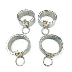 Black Emperor Top Acero inoxidable hombre mujer muñequeras metal bondage BDSM fetiche herramientas sexuales para juegos para adultos - Product Image 3